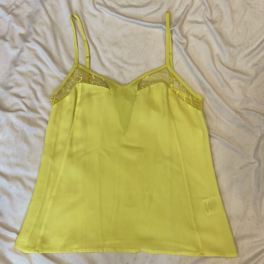 Alannah Hill yellow silk strapped blouse